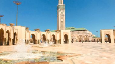Hassan II Mosque in Casablanca, Morocco